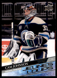 Hokejová karta Cam Johnson UD Extended 2020-21 French Young Guns č. 498