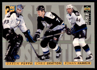 Hokejová karta Roman Hamrlík UD Collector's Choice 95-96 3 star Selection č. 331