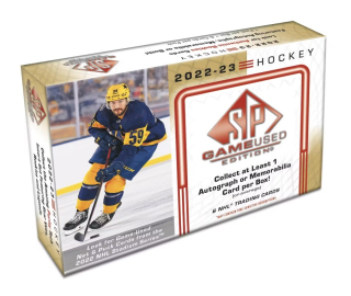 Box hokejových karet UD SP Game-Used 2022-23 Hobby
