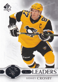 Hokejová karta Sidney Crosby UD SP Authentic 2020-21 True Leaders č. TL-SC