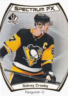 Hokejová karta Sidney Crosby UD SP Authentic 2021-22 Spectrum FX Bounty č. S-5