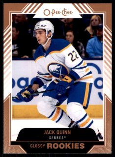 Hokejová karta Jack Quinn UD S2 2022-23 Glossy Rookies č. R-17