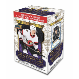 Box hokejových karet 2023-24 UD Artifacts Blaster