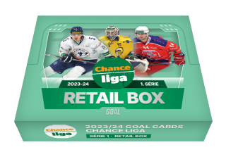 Box hokejových karet Goal Cards Chance Liga 2023-24 Série 1 Retail Box