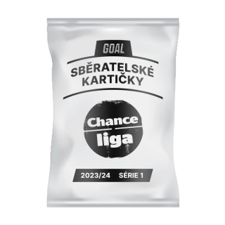 Balíček hokejových karet Goal Cards Chance Liga 2023-24 Série 1 Retail