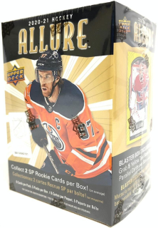 Box hokejových karet 2020-21 UD Allure Blaster
