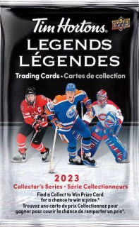 Balíček hokejových karet UD Tim Hortons Legends 2022-23 Hobby
