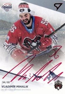 Vladimír Mihalik Winter Classic Autograph Tipsport Liga 2018-19 W.C. 34/80