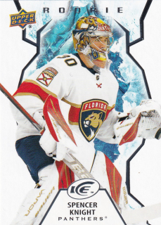 Hokejová karta Spencer Knight UD ICE 2021-22 Rookie č. 126