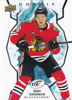 Hokejová karta Mike Hardman UD ICE 2021-22 Rookie č. 129