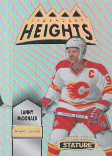 Hokejová karta Lanny McDonald UD Stature 2021-22 Legendary Heights č. LH-23