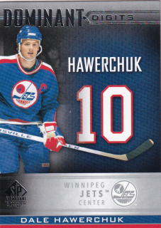 Hokejová karta Dale Hawerchuk UD SP Signature 2020-21 Dominant Digits č. DD-8