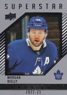 Hokejová karta Morgan Rielly UD S1 2022-23 Honor Roll Superstar č. HR-14