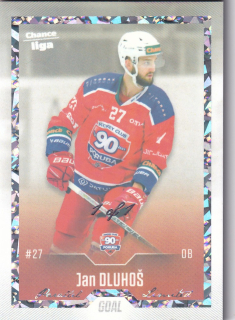 Hokejová karta Jan Dluhoš Goal S1 2022-23 Rainbow 1/1 č. 160
