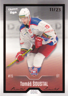 Hokejová karta Tomáš Šoustal Goal S1 2022-23 Gold 11/23 č. 164