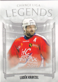 Hokejová karta Luděk Krayzel Goal S1 2022-23 Legends č. 16