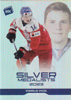 Hokejová karta Stanislav Svozil Moje kartičky 2023 Silver Medalists č. SM-7