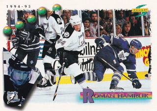 Hokejová karta Roman Hamrlík Pinnacle Score 1994-95 řadová č. 48