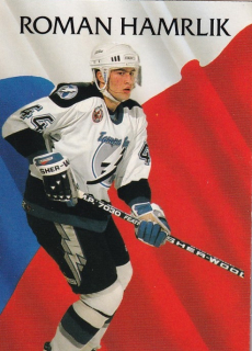 Hokejová karta Roman Hamrlík Parkhurst 1992-93 International Rising Star č. 443