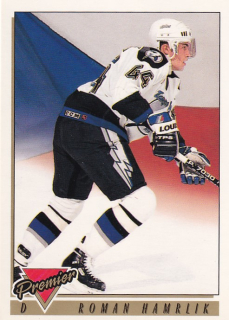 Hokejová karta Roman Hamrlík Topps Premier 1993-94 Czechoslovakia č. 323