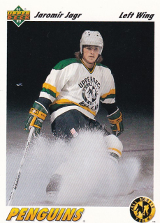 Hokejová karta Jaromír Jágr Upper Deck 1991-92 All Rookie Team č. 42