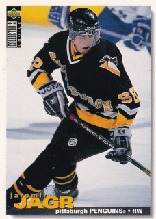 Hokejová karta Jaromír Jágr Upper Deck Collector's Choice 1995-96 řadová č. 127