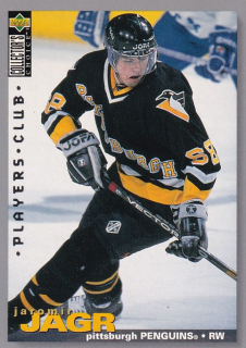 Hokejová karta Jaromír Jágr Upper Deck Collector's Choice 1995-96 Players Club č. 127