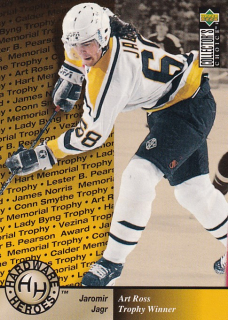 Hokejová karta Jaromír Jágr Upper Deck Collector's Choice 1995-96 Hardware Heroes č. 389