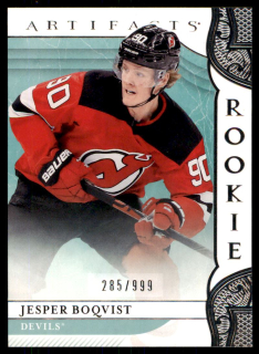Hokejová karta Jesper Boqvist UD Artifacts 2019-20 Rookie /999 č. RED216