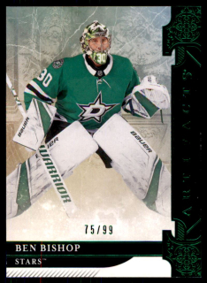 Hokejová karta Ben Bishop UD Artifacts 2019-20 Green /99 č. 6