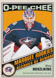 Hokejová karta Elvis Merzlikins OPC 2019-20 Marquee Rookies č. 626