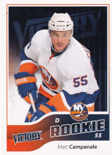 Hokejová karta Matt Campanale UD Victory 2011-12 Rookie č. 225