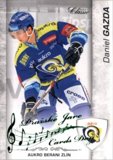 Hokejová karta Daniel Gazda OFS 17/18 Serie II. Pražské Jaro base