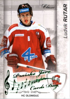 Hokejová karta Ludvik Rutar OFS 17/18 Serie II. Pražské Jaro base