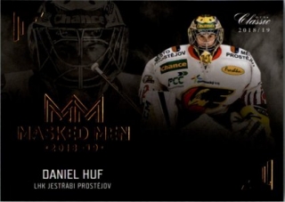 Hokejová karta Daniel Huf OFS Chance Liga 2018-19 Masked Men 