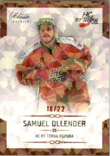 Hokejová karta Samuel Ollender OFS Chance Liga 2018-19 Rainbow