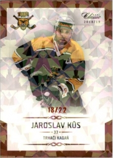Hokejová karta Jaroslav Kus OFS Chance Liga 2018-19 Rainbow