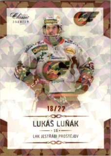 Hokejová karta Lukáš Luňák OFS Chance Liga 2018-19 Rainbow