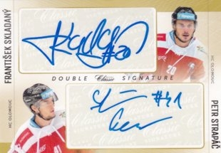 hokejová karta Skladaný / Strapáč OFS 16/17 S.II. Double Signature