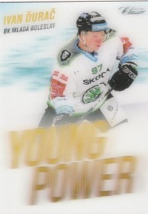 hokejová karta Ivan Ďurač OFS 16/17 Young Power 3D