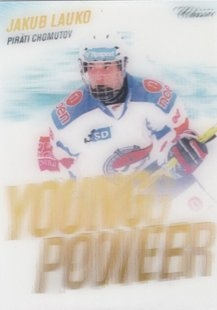 hokejová karta Jakub Lauko OFS 16/17 S.II. Young Power 3D