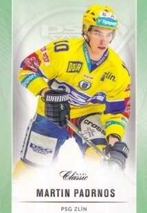 hokejová karta Martin Padrnos OFS Classic 16/17 S. II. Emerald