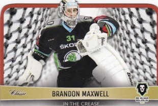 hokejová karta Brandon Maxwell OFS 16/17 S.II. In The Crease
