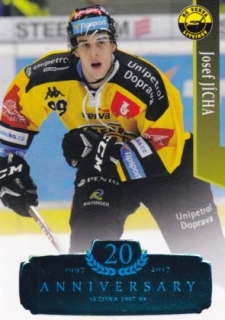 Hokejová karta Josef Jícha  OFS 17/18 S.II. Blue RETRO