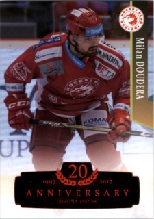 Hokejová karta Milan Doudera OFS 17-18 Série 2 Red Retro