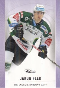 hokejová karta Jakub Flek OFS Classic 16/17 S. II. Purple 