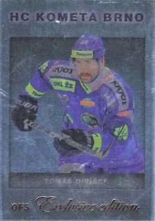Hokejová karta Tomáš Divíšek OFS Exclusive Gold
