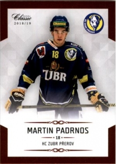 Hokejová karta Martin Padrnos OFS Chance Liga 2018-19 řadová karta č. 103
