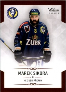 Hokejová karta Marek Sikora OFS Chance Liga 2018-19 řadová karta č. 108