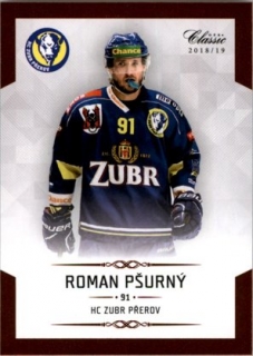 Hokejová karta Roman Pšurný OFS Chance Liga 2018-19 řadová karta č. 107